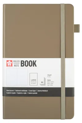 Obrázok produktu pre Sakura 94147003 Sakura Notizbuch ca. DIN A5 liniert, schlacke Hardcover 160 Seiten, 1 St.