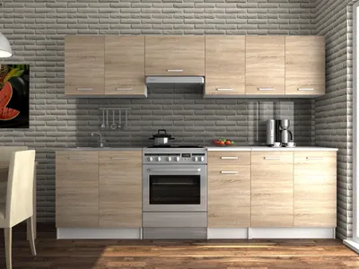 Obrázek produktu pro Kuchyňská linka LUIZA 260x200 - Sonoma