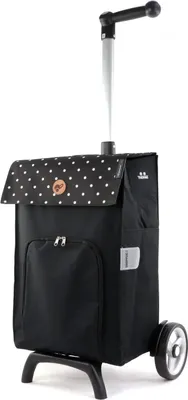 Image de Andersen SHOPPER MANUFAKTUR chariot de courses Unus Shopper Fun Malit 45L Black noir multicolore