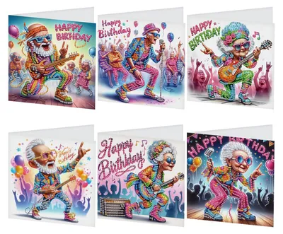 6 Diamond Painting Grußkarten – Kreatives Bastelset