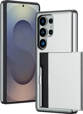 Image de imoshion Coque arrière avec porte-cartes pour le Samsung Galaxy S25 Ultra - Gris