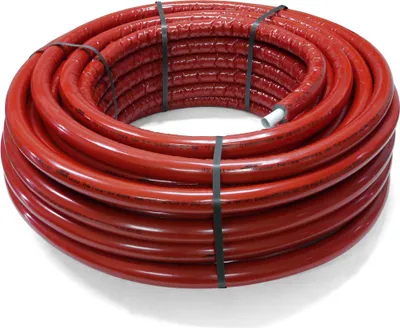 Obrázok produktu pre Pipetec predizolované hliníkové viacvrstvové kompozitné potrubie (DVGW) 25 m rúra v roli 26 x 3 mm izolácia 10 mm červená : 26 mm x 10 mm Rozmer: 26 mm x 10 mm