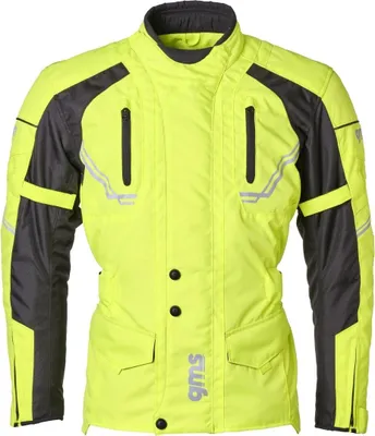 Produktbild von GMS Taylor Motorrad Textiljacke, neon-gelb, 2XL