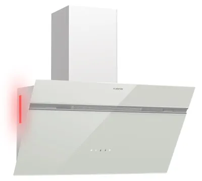 Obrázek produktu pro Klarstein Alina digestoř – 70 cm, průtok vzduchu 600 m³/h, dotykové ovládání, energetická účinnost A, LED osvětlení, recirkulace a odsávání vzduchu, bílá