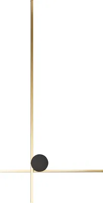 Obrázek produktu pro BELIANI Nástěnná lampa LED nástěnné svítidlo zlatý hliník železo 90 cm obývací pokoj ložnice moderní design