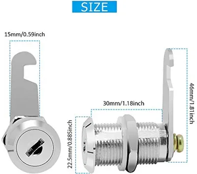10-Pack Cam Locks, Hauptbild