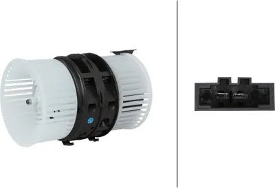 Produktbild von Innenraumgebläse 12 V 240 W 2-polig HELLA für u.a. RENAULT MEGANE
