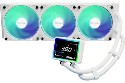 Zdjęcie produktu dla Asrock Challenger White 360 Digital, Zestaw do chłodzenia płynami, 12 cm, 1200 RPM, Biały