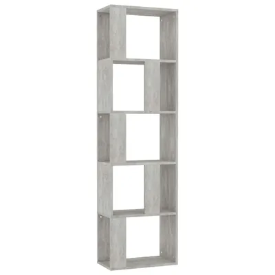 Obrázok produktu pre vidaXL Regál na knihy/rozdeľovač izieb Betónová sivá 45x24x159 cm Upravené drevo