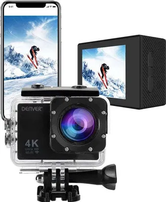Produktbild von Denver Denver Action Kamera - 4K Go Pro - Wasserdicht bis 40 Meter - Wifi und App - 130?? Blickwinkel - ACK8062W