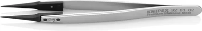 Image de KNIPEX 92 81 02 Pincette avec pointes interchangeables ESD Lisse 130 mm