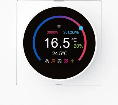 Obrázok produktu pre Inteligentný izbový termostat WiFi TH11 pre podlahové vykurovanie Regulátor teploty termostat Tuya App biely