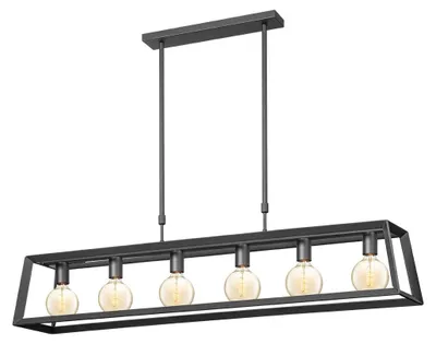 Produktbild von Besselink licht F612106-21, 6 Glühbirne(n), LED, E27, IP20, Schwarz