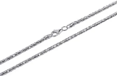 Produktbild von SILBERKETTEN STORE Königskette, rund 2,3mm - 925 Silber, Länge wählbar von 38cm-120cm - 38cm