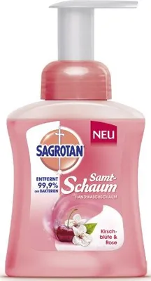 Produktbild von Sagrotan Samt Schaum Kirschblüte & Rose, 3er Pack (3 x 250 ml)
