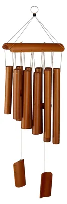 Produktbild von Bambus-Windspiel 1 Stück, Angenehmer Klang, Für Balkon Und Garten