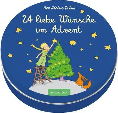 Immagine prodotto di Calendario dell'Avvento in lattina. Il Piccolo Principe. 24 dolci auguri per l'Avvento