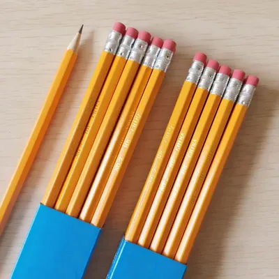 Produktbild von 10pcs Schüler Hb Bleistift mit Gummi -Radiergummi -Kinder -Schulversorgung Briefpapier