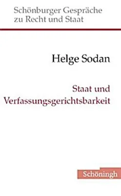 Produktbild von Sodan, H: Staat und Verfassungsgerichtsbarkeit