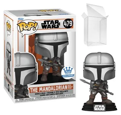 Obrázek produktu pro Funko POP Star Wars 479 Mandalorian s Beskarovou holí Speciální edice