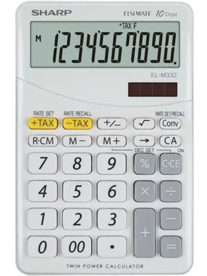 Produktbild von Sharp EL-M332 WH Tischrechner weiß