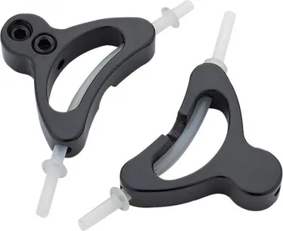 Produktbild von Jagwire BSA040 Alloy Staddle Cable Carrier with Liner, black (2pcs)