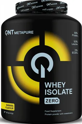 Produktbild von QNT Metapure Zero Carb Whey Isolate (2000g) Banana - Eiweiße - Molkenprotein-Isolat