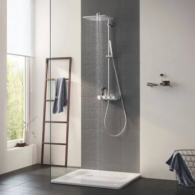 Image de GROHE Colonne de douche XXL thermostatique Euphoria SmartControl System 310 Cube Duo chromé 26508000