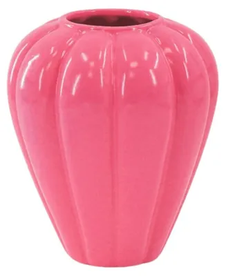 Image de Vase à fleurs - Vase tourbillonnant - En céramique - Rose - 20x20x21,5 cm
