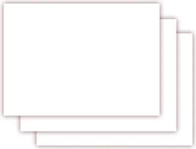 Produktbild von 3 Stück neutrale blanko Schreibunterlage (SU203) weiß unbedruckt im DIN A2-Quer, 25 Blatt, oben und unten verleimt, Schreibtischunterlage, Schreibblock, Notizblock, Zeichenblock