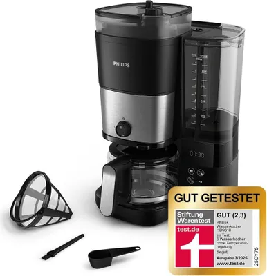 Immagine prodotto di Philips HD7900 Caffettiera semi-automatica a goccia da 1,25 L
