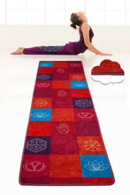 Image de Vital And Vivid, Mantra- CHL1105, Coloré, Tapis de yoga et de sport, 700 gr/m², 100% POLYESTER