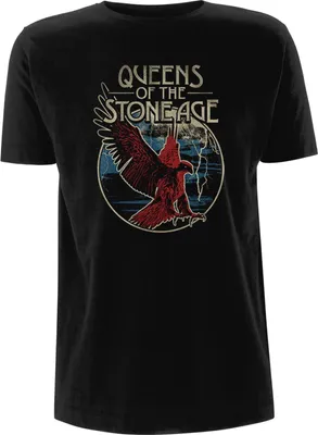 Produktbild von Queens Of The Stone Age - T-Shirt für Herren/Damen Uni RO9139 (XXL) (Schwarz)