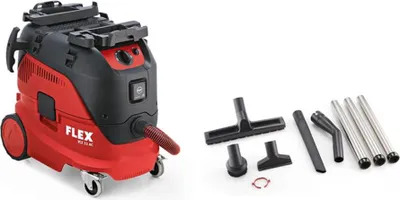 Produktbild von Flex Sicherheitssauger VCE 33 L AC-Kit mit 9-tlg. Reinigungsset  445983