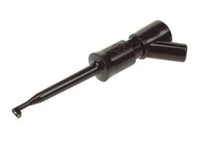 Immagine prodotto di IC TEST TIP, VERSIONE MINIATURA, CON CONNESSIONE A BUSSOLA DA 2 mm (KLEPS2BU) - NERO