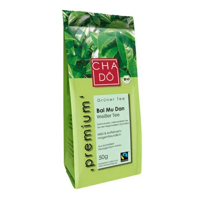 Produktbild von Cha Dô Bai Mu Dan Weißer Tee Indien 50g