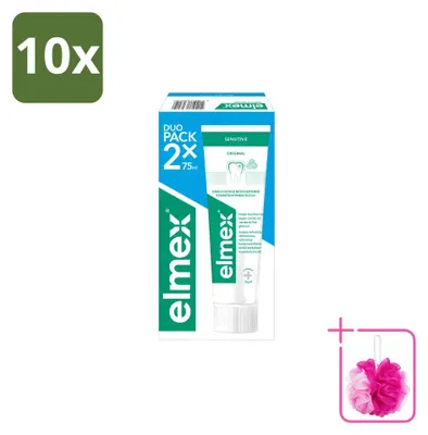 Immagine prodotto di 10 tubetti di dentifricio Elmex Sensitive - per denti sensibili - 75 ml - confezione  - 10 pezzi