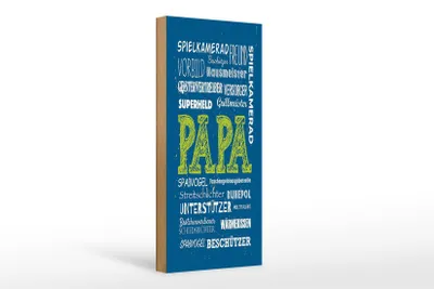 Produktbild von Holzschild Papa Superheld Vorbild Beschützer, 27x10 cm, Holzschilder