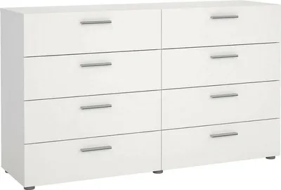 Image de Phethai - Buffet, 140x40x82h cm Blanc, 8 Tiroirs