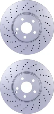 Produktbild von 2 Bremsscheiben gelocht Ø 67 mm 32 mm HELLA passend für u.a. MB E-KLASSE