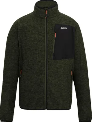 Produktbild von Regatta - "Scaris" Fleecejacke für Herren, Durchgehender Reißverschluss RG12835 (L) (Dunkel-Khaki)