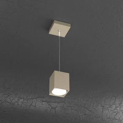 Produktbild von Aufhängung Modern Metall Platte Sand 1 Licht Gx53 10Cm