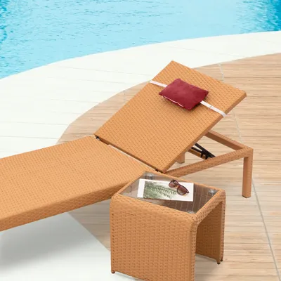 Produktbild von JEMIDI Nackenkissen Kopfkissen für Sonnenliege und Gartenstuhl 20x30cm - Frottee Nackenstütze Kopfstütze mit verstellbarem Gurt und Bezug abnehmbar
