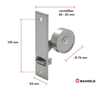 Produktbild von BAUHELD® Rolladen Gurtwickler Unterputz Maxi [ Germany] Für Rolladengurt 23mm mit Abdeckplatte - 135mm