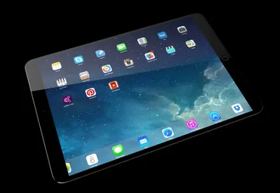 Produktbild von Apple iPad Pro, 24,6 cm (9.7"), 2048 x 1536 Pixel, 32 GB, iOS, 444 g, Grau