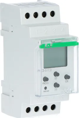 Zdjęcie produktu dla Cyfrowe przekaźnik czasowy PCS-517, osiemnaście funkcji, z wejściami: START, styki: 1P, I=10 A, U=24–264 V, 2 moduły