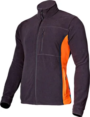 Obrázok produktu pre Fleecová mikina, Graphit-Orange, "2XL", CE, Lahti