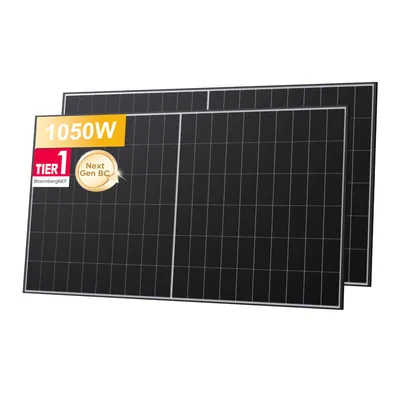 Produktbild von Powerness® LONGi Hi-MO X10 525Wp BC Bifaziale Solarmodule für Balkonkraftwerke Photovoltaik Glas-Glas (2 Stück)