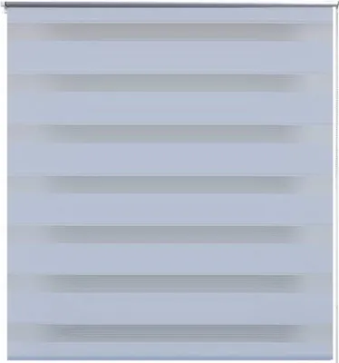 Produktbild von vidaXL Zebra-Rollo 140,9 x 175 cm, Stoffbreite 136,7 cm, Weiß