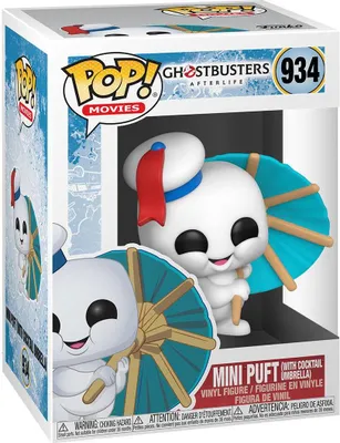 Produktbild von Ghostbusters Afterlife - Mini Puft (with Cocktail Umbrella) 934 - Funko Pop! - Vinyl Figur